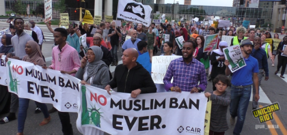 No Muslim Ban March