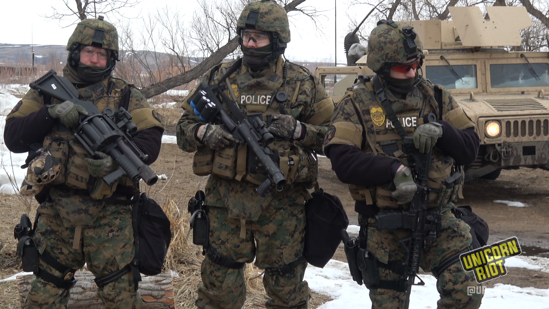 Minnesota Police Train At Military Base As Line 3 Pipeline Protests  Escalate - Unicorn Riot