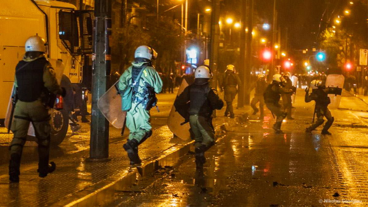 Greek Police Attack Anarchists After Demo for Victims of 1973 Student ...
