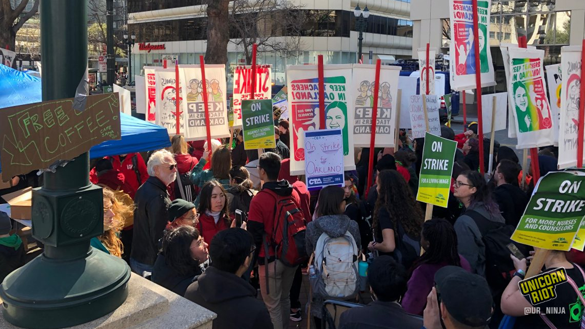 Thousands Rally in Support of Striking Oakland Teachers - UNICORN RIOT