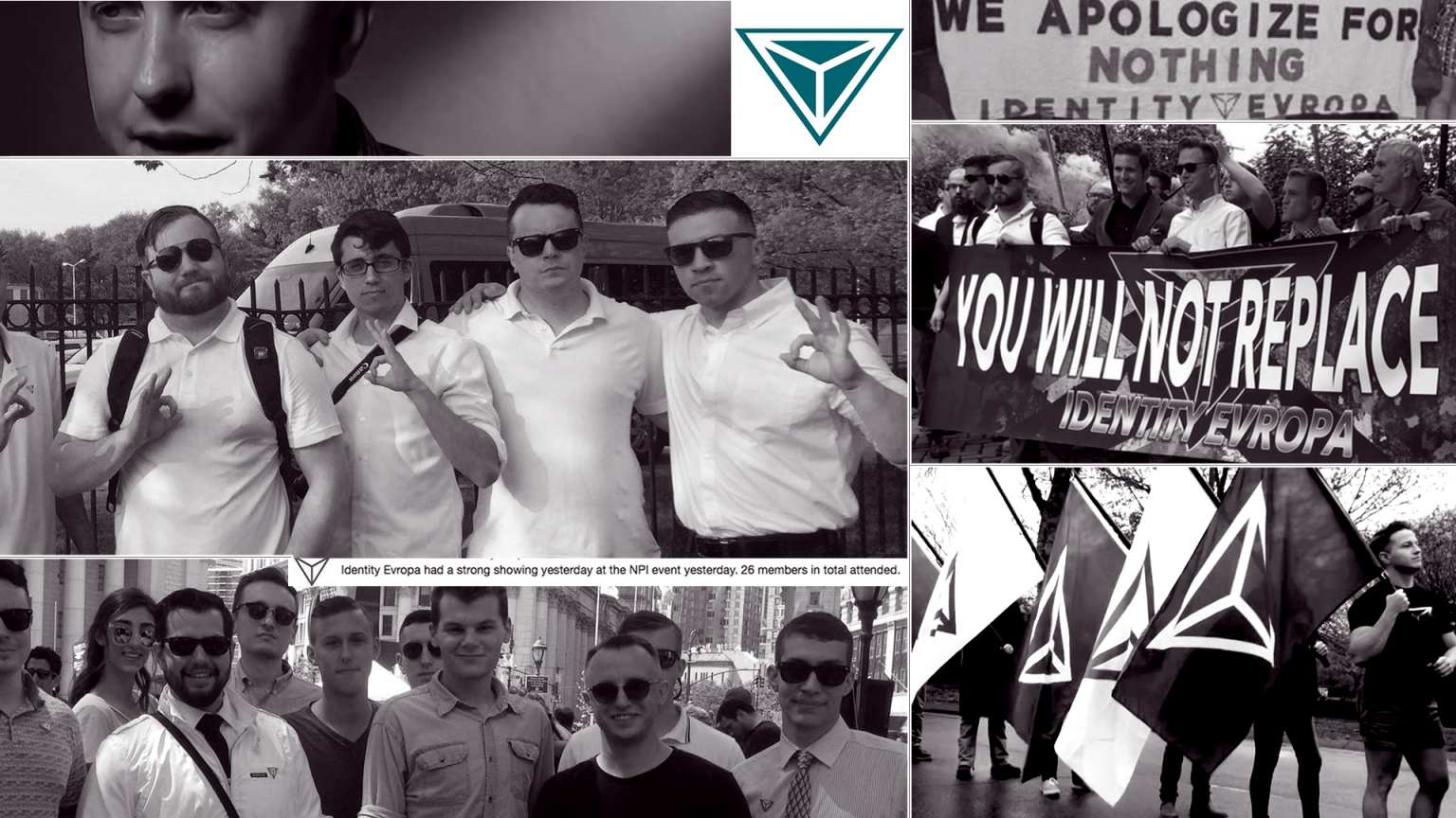 Identity Evropa Leader Fails To Sneakily Rebrand Neo Nazi Group   Identity Europa Banner4 Bw Curve 1536x864 