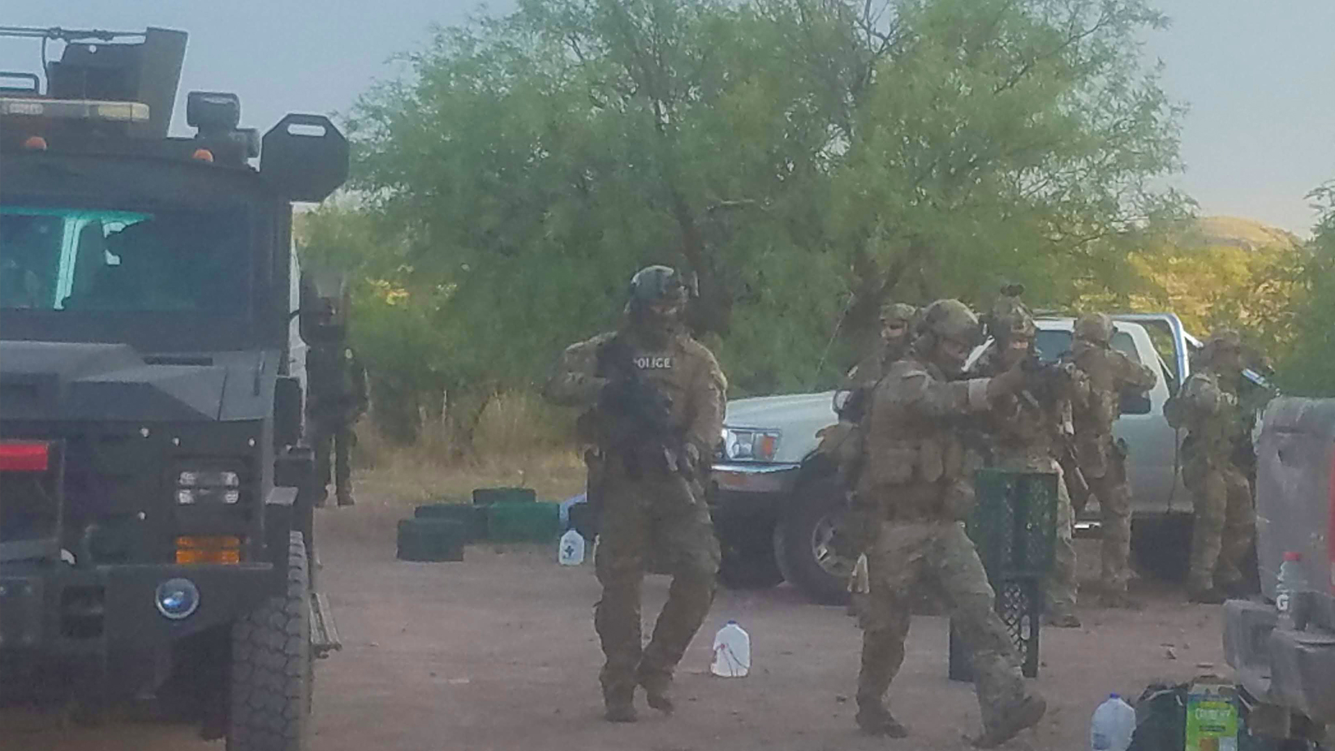 Humanitarian Camp Raided by Border Patrol and BORTAC, 30+ People