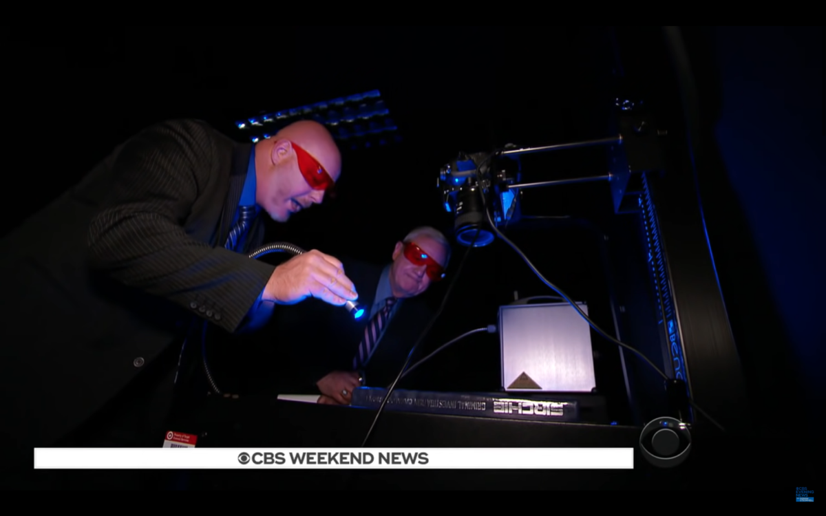 Inside Target’s state of the art crime lab located in Brooklyn Park / Still from CBS News