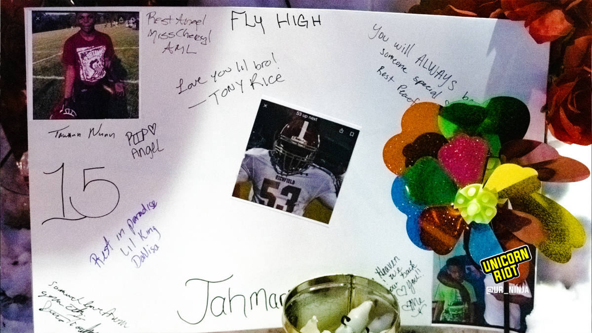 Jahmari Rice Signed Board