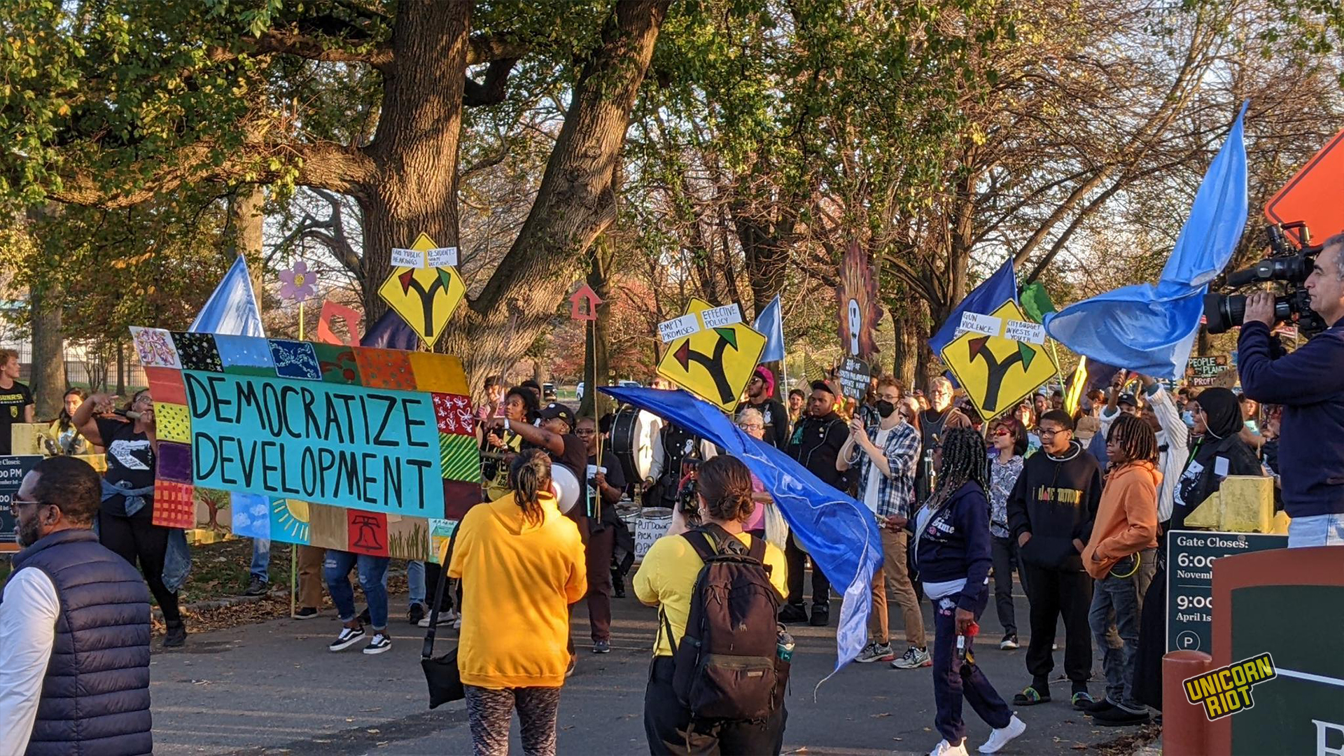 Protesters Call Attention to Development and Gentrification in