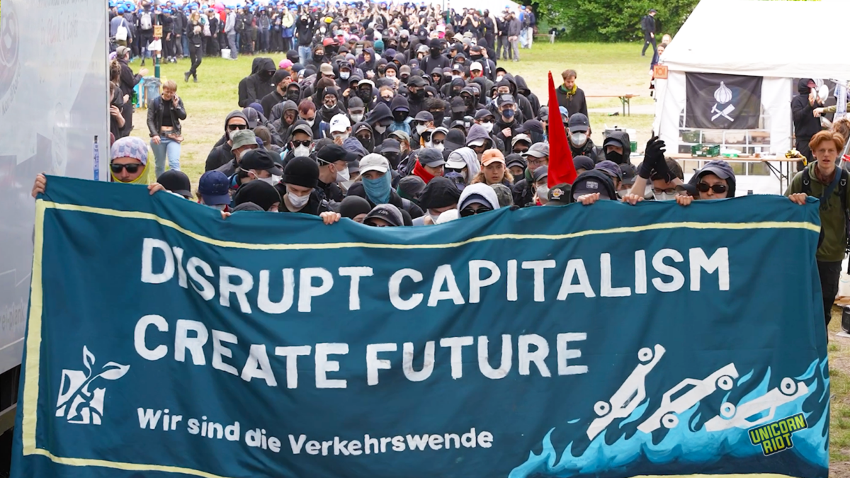 Activists Attempt to Storm Tesla Gigafactory in Germany - UNICORN RIOT