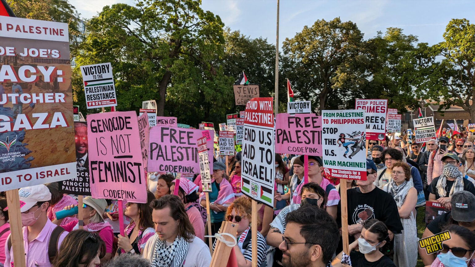 Final Day of Chicago DNC Convention Protests UNICORN RIOT