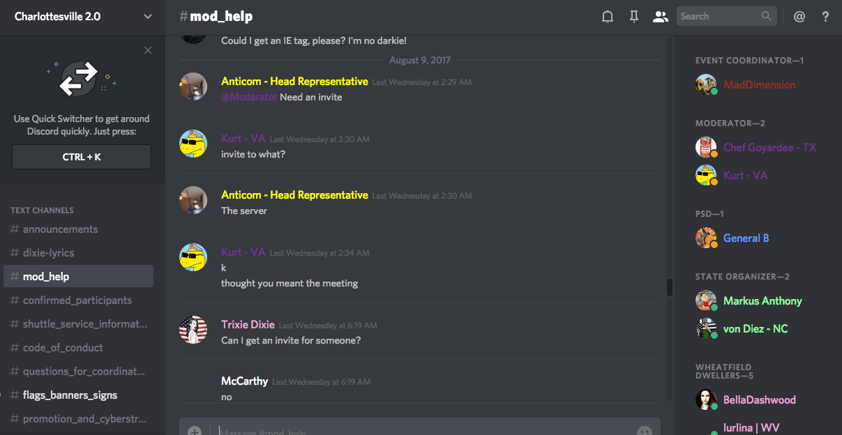 DATA RELEASE: Discord Chats Planned Armed Neo-Nazi Militia Operations ...