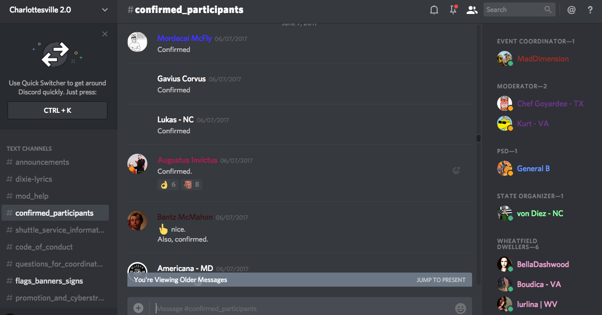 DATA RELEASE: Discord Chats Planned Armed Neo-Nazi Militia Operations ...