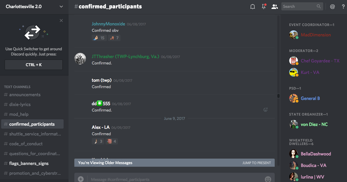 DATA RELEASE: Discord Chats Planned Armed Neo-Nazi Militia Operations ...