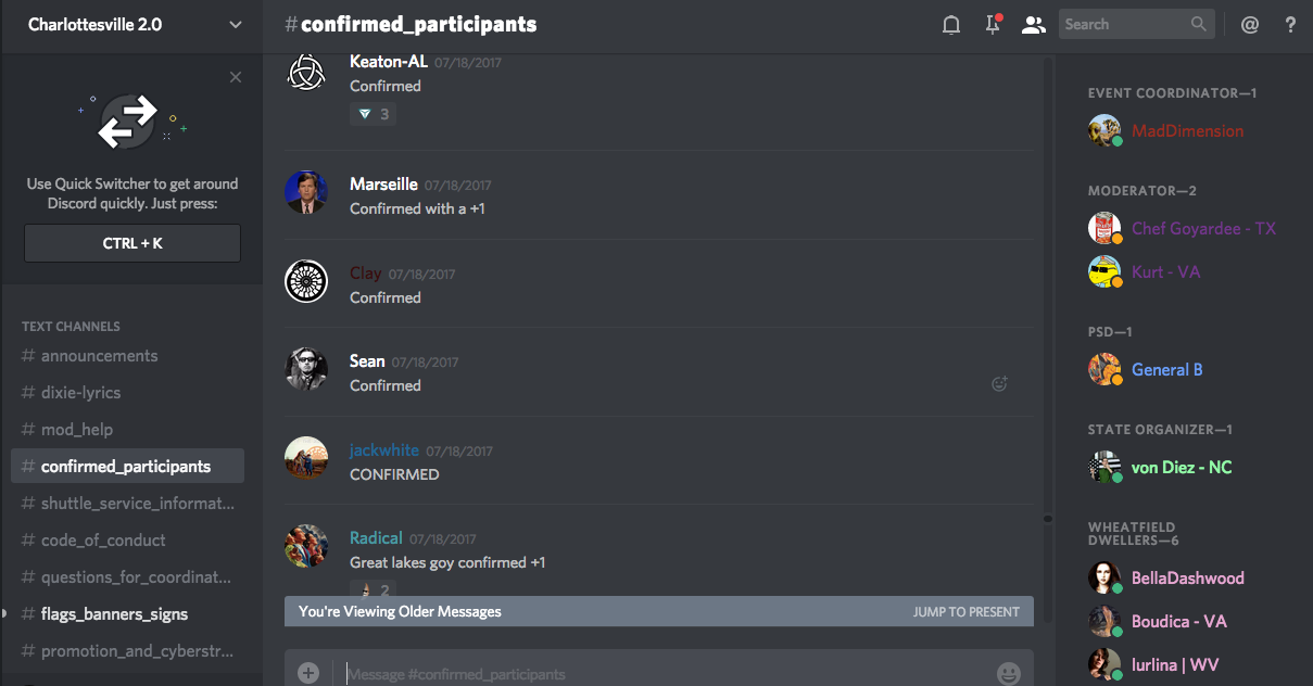 DATA RELEASE: Discord Chats Planned Armed Neo-Nazi Militia Operations ...