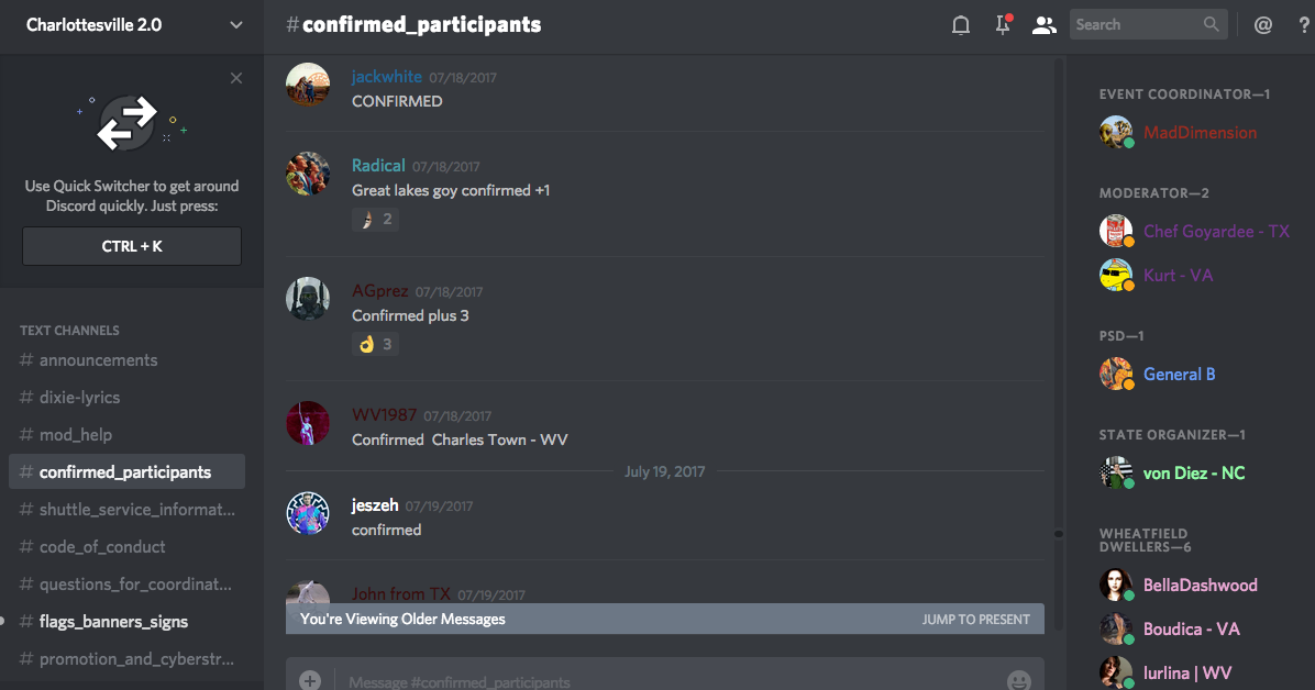 DATA RELEASE: Discord Chats Planned Armed Neo-Nazi Militia Operations ...