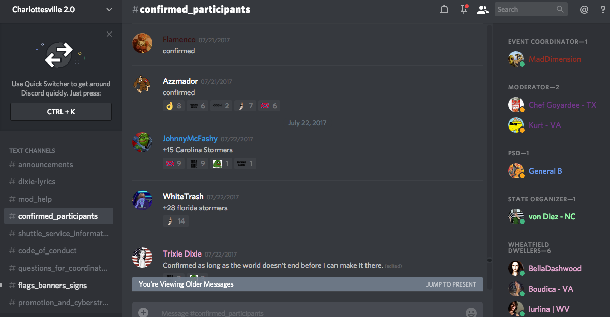 DATA RELEASE: Discord Chats Planned Armed Neo-Nazi Militia Operations ...