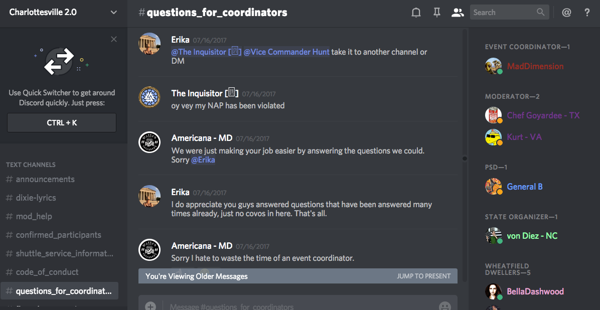 DATA RELEASE: Discord Chats Planned Armed Neo-Nazi Militia Operations ...