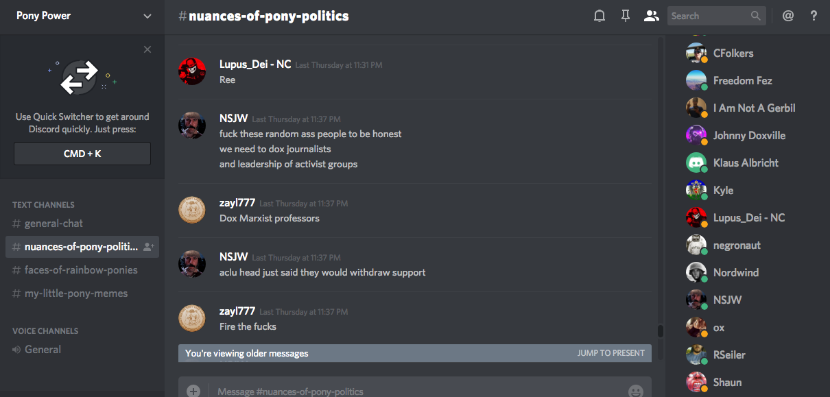 DATA RELEASE: Neo-Nazis Plan Revenge in New Discord Server After # ...